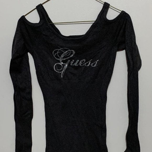 Guess Open Shoulder Sweater - Picture 1 of 2